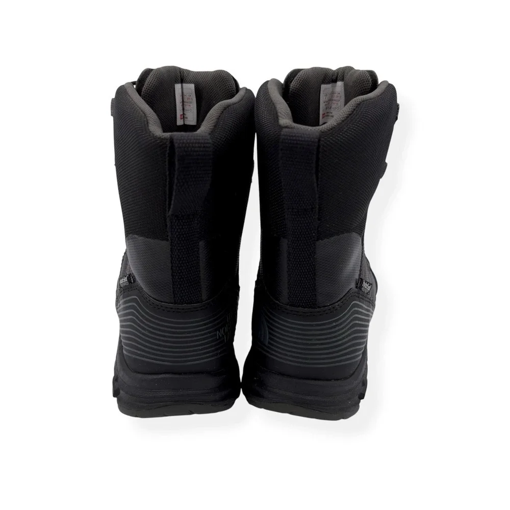 THE NORTH FACE Junior Winter Sneaker Snow Boots Hydroseal Boys Size 3 Black